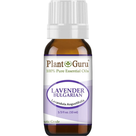 Lavender Essential Oil 10 ml. (Bulgarian) 100% Pure Natural Undiluted Therapeutic Grade For Skin, Body and Hair Growth, Aromatherapy Diffuser, Great for Relaxation and Calming.