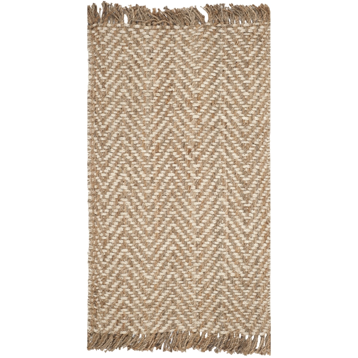 SAFAVIEH Natural Fiber NF458A Bleach / Natural Rug