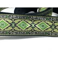 thumbnail image 2 of Souldier Limerick Guitar Strap Green 2 in., 2 of 2