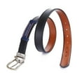 thumbnail image 3 of Tommy Hilfiger Men's 11TL02X188 32mm Polished Reversible Belt Black Tan 42, 3 of 3
