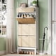 thumbnail image 1 of Shoe almacenamiento gabinete: three flip - top cajones, adjustable estantes para 18 - 24 pairs, space - saving narrow design para entrada, hallway, front door, 1 of 7