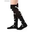 thumbnail image 5 of BadPiggies Halloween Thigh High Long Stockings Spider Pumpkin Bat Bone Over Knee Socks for Cosplay Party, 5 of 9