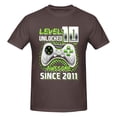 thumbnail image 5 of Level 10 Unlocked Awesome 2011 Men'S Basic Short Sleeve T-Shirt Coffee 6x-Large, 5 of 5