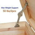 thumbnail image 4 of Heavy Duty Hinge Lid Support Hinge Hinge Soft Close Chest Hinge Support for Cabinet Kitchen Wardrobe 2 PCS, 4 of 8