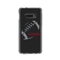 thumbnail image 1 of DistinctInk Clear Shockproof Hybrid Case for Samsung Galaxy S10e (5.8" Screen) - TPU Bumper, Acrylic Back, Tempered Glass Screen Protector - Alabama Football - Crimson, Gray, 1 of 1