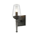 thumbnail image 3 of Marcellis 1 Light Wall Sconce in Dark Natural Iron with Clear Glass, 3 of 4