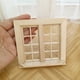 thumbnail image 4 of 1/12 casa de decoración de ventana en mini regalos para niñas accesorios de muebles Mini juguetes para DIY 16 paneles para jardín Sunnimix ventanas de la casa de muñecas, 4 of 8