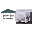thumbnail image 3 of Four Post Mosquito Net Bed Canopy - Queen, King, Cal King - Indoor Outdoor Use - Cream, 3 of 7
