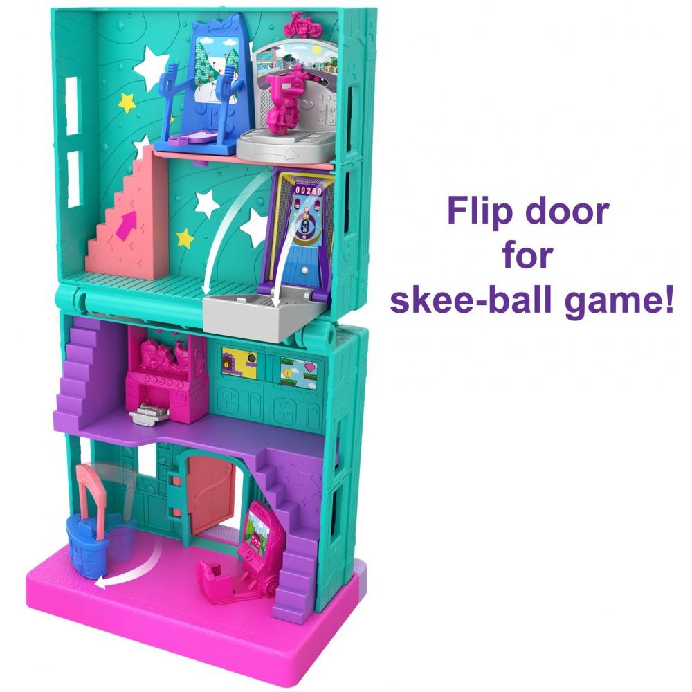Polly Pocket Pollyville Arcade Playset With Micro Polly & Lila Dolls - image 5 of 7