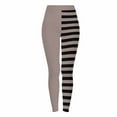 thumbnail image 2 of Uaswgudfs Yoga Leggings with Side Stripe Detail, Slim Fit, and Smooth Stretch Fabric for Active Wear Khaki 3XL, 2 of 9