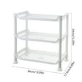 thumbnail image 6 of Danhjin Heavy Duty Storage Shelves 3 Tier, Shelving Unit with Tool-Free Assembly, 13.39x13.39x6.89in Garage Shelving for Organization, Industrial Storage Shelf for Basement, Garage, 6 of 9