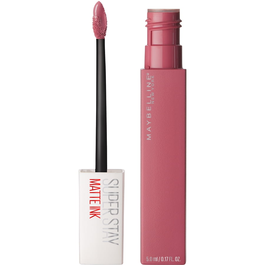 Maybelline Super Stay Matte Ink Liquid Lipstick, Lip Makeup, Lover, 0.17 fl. oz.