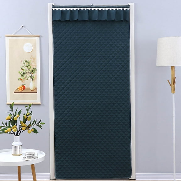 Thermal Insulated Door Curtain Fits Door Blocks Cold Retains Winter Warmth Upgraded Cloth Filled With Thicken Door Cover For Winter