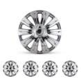 thumbnail image 3 of (4 Pack)16 inch Universal Wheel Rim Cover Hubcaps Snap on Car Truck Fit R16 Tire-Chrome, 3 of 9