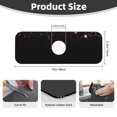 thumbnail image 2 of Fuzoiu Sparkling Pink Night Sky Print Kitchen Faucet Suction Pad, Sink Splash Guard Faucet Mat, Faucet Handle Drip Catcher Tray Drying Mat For Bathroom Kitchen Bathroom Countertop, 2 of 7