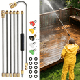 thumbnail image 4 of CURYMAY 2026 New 4000 Psi Telescoping High Pressure Washer Wand Set for Gutter & Roof Drainage & Walls Cleaning,Pressure Washer Extension Wand with 5 Atomization Nozzle Tips, 4 of 5