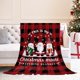 thumbnail image 5 of Xihbxyly Manta de Franela Navideña con Diseño de Cuadros Rojos, Suave y Acogedor, Versátil para Decorar El Hogar, Ideal para Sofá Cama, Ambiente Cálido, Regalo Navideño, 100 X 150 Cm, 130 X 150 Cm, 1, 5 of 6