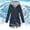 A Dark Blue, variant on HAPIMO Women's Rain Jacket Double Zip Up Long Sleeve Coat Waterproof Raincoat Outdoor Windbreaker Hooded Jacket Solid Flap Pockets Jacket Dark Blue XXL