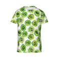 thumbnail image 4 of Wukai Green Kiwi Youth Unisex Short Sleeve T-Shirt for Boys, Girls, Teens, and Kids-Large, 4 of 7