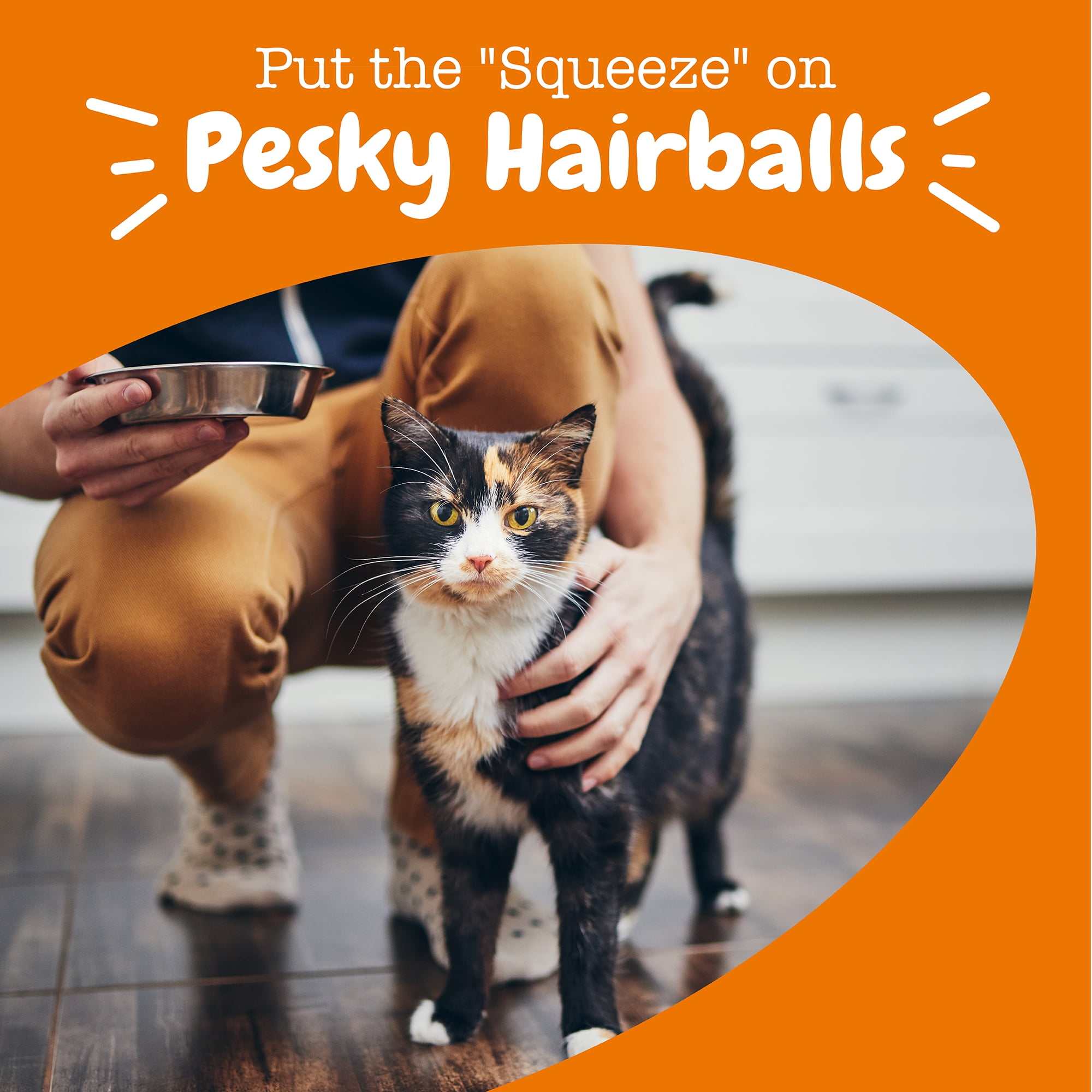 Zesty Paws Hairball Cat Mousse, for Gut Health, 3oz Tube