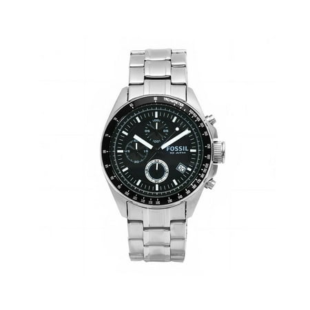 UPC 691464496395 product image for Fossil Men's Decker Chronograph Stainless Steel Black Dial | upcitemdb.com