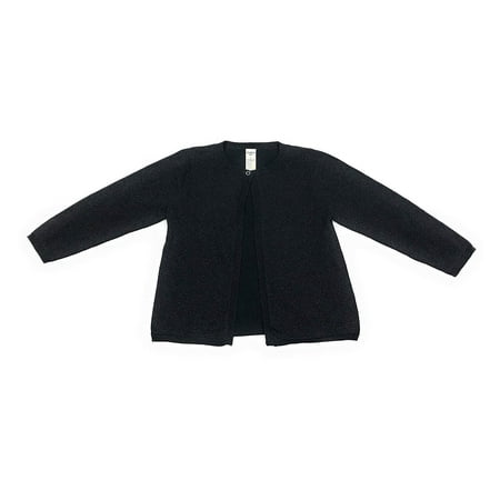 OshKosh B'Gosh Girls Black Sparkle Cardigan Sweater (5T)