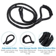 thumbnail image 3 of Reflective Dog Slip Collar for Running Walking Hiking, Durable Choke Leash P-Leash, Sponge Handle, 3 of 8