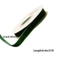 thumbnail image 3 of 7-Yard Red Velvet Ribbon with Wired Edges for Gift Wrapping and Bows, DIY Craft Ribbon for Holiday and Floral Decor(Army Green), 3 of 6