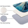 thumbnail image 5 of Whale 1158 Non-Slip Memory Foam Bath Rug: Absorbent, Quick-Dry, Machine Washable, Soft & Comfortable - S, 5 of 7