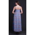 thumbnail image 3 of Bimba Robe Longue Maxi à Bretelles Spaghetti Réglables Imprimée Florale Tenue de Plage Été-TTTG, 3 of 5