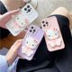 thumbnail image 4 of Funda de teléfono de Hello Kitty para IPhone, carcasa bonita para estudiantes, 13, 12 Pro Max, 12 MiNi, 11 Pro MAX, X, XS, XR, 2022, 4 of 4