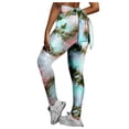 thumbnail image 2 of Puntoco Mujeres Impresión Cintura alta Estiramiento Strethcy Fitness Leggings Pantalones de yoga Puntoco Puntoco-3609, 2 of 6