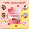 thumbnail image 2 of Cranberry Women’s Probiotic Gummies 5 Billion CFU with Prebiotics, Sugar Free Vegan Daily Supplement, Supports Feminine & Digestive Gut Health for Adult Women, 60 Count Gummies, 2 of 8