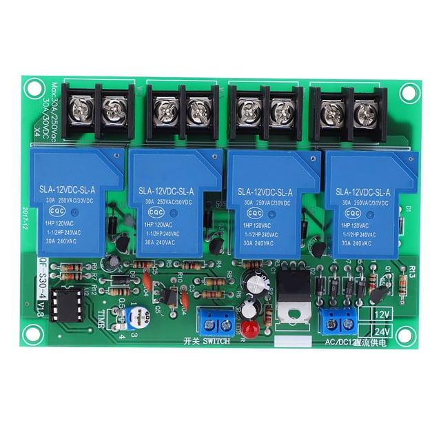 Oubit Time Sequence Board,Power Time Sequence Board Adjustable Sequential Controller Module Sequence Board Module Striking Appearance