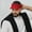 Red, variant on Hook N Buoy American Crab Visor (Royal)