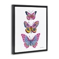 thumbnail image 4 of Stupell Industries Three Butterfly Trio Insects Painting Black Floater Framed Canvas Art Print Wall Art, 25 x 31, 4 of 10