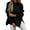 Black, variant on Vedolay Womens Fall Sweaters Women's Fall Sweater 2023 Long Sleeve Soft Ribbed Knit Pullover Tops,Khaki XXL