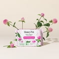 thumbnail image 4 of Honey Pot 100% Organic Cotton Cover Peri-menopause Long Liner, 30 Count, 4 of 11