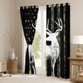 thumbnail image 3 of Castle Fairy Animal Deer Curtains Pack of 2 (42x84 Each),Camo USA Flag Curtains Blackout, 3 of 6