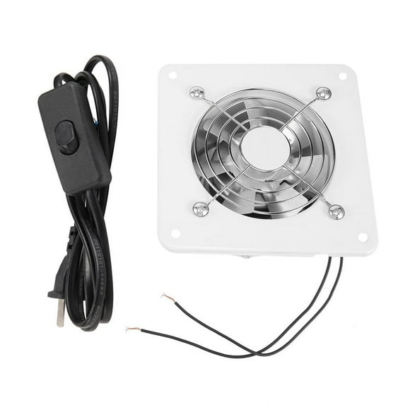 Ventilador de Conducto en LíNea 4 Pulgadas Aire Tubo Metal VentilacióN Extractor BañO Accesorios