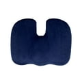 thumbnail image 2 of Bookishbunny Temperature Proof Memory Foam Back Lumbar & Coccyx Support Pillows Two Piece Set Cover Removable, 2 of 7