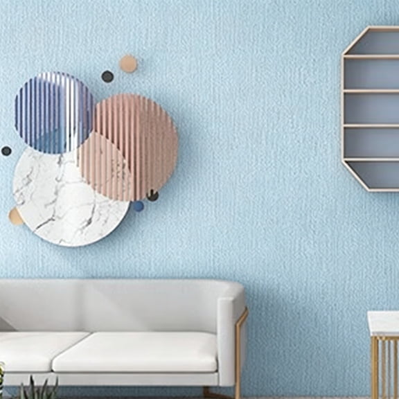 1-Roll 197x19.7 Inch 3mm Thick Thermal Insulation Wallpaper, Peel and Stick White Foam Panel for Cold Walls and Basements, Damp-Proof Soundproof Covering with Textured Surface, By Harlik