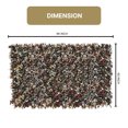 thumbnail image 2 of Home Weavers Leather Shaggy Collection Living Room Rug, Machine Washable Area Rugs, Rug For Living Room, Non Slip Accent Rugs, Soft Foldable Indoor Floor Carpet, Easy To Clean, 5' x 8', Multi, 2 of 2