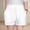 White, variant on SNKSDGM Pants for Girls 7-8 Size Girls Summer Linen Shorts Kids Casual Drawstring Elastic Waist Beach Short Pants with Pockets 13-14 Years