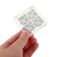 thumbnail image 3 of LOLIPPYY 2Pcs Empty Eyeshadow Palette for Diy Design Silver Square Makeup Storage, 3 of 8
