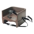 thumbnail image 1 of Foster Single Height Child Booster Seat with Safety Strap – Durable Plastic, Brown, Stackable for Restaurants & Foodservice, 1 of 4