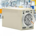 H3Y2 Delay Timer 8 Pin Timer Relay 060 Minutes Dial Type 5A for