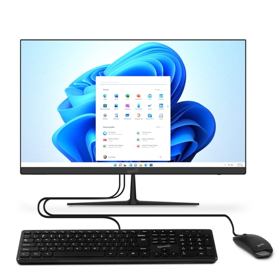 Supersonic SC-5627AIO 27 inch All-in-One Desktop Computer, AMD Ryzen 5 3501U, 8GB RAM, 256GB SSD, Windows 11 Home