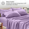 thumbnail image 3 of Bare Home Pillowcase Set - Premium 1800 Collection - Double Brushed - Ultra Soft - Standard Size, Lavender, 4 Count, 3 of 7