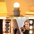 thumbnail image 5 of G40 LED Light Bulb, E26 Base, 1.5W, 2700K Soft White, Frosted Glass, 6 Pack, 5 of 8